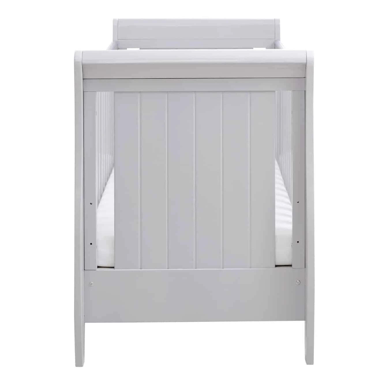 Babymore Stella Dropside Sleigh Cot Bed – Grey 3 Babymore Stella Dropside Sleigh Cot Bed – Grey - Image 3