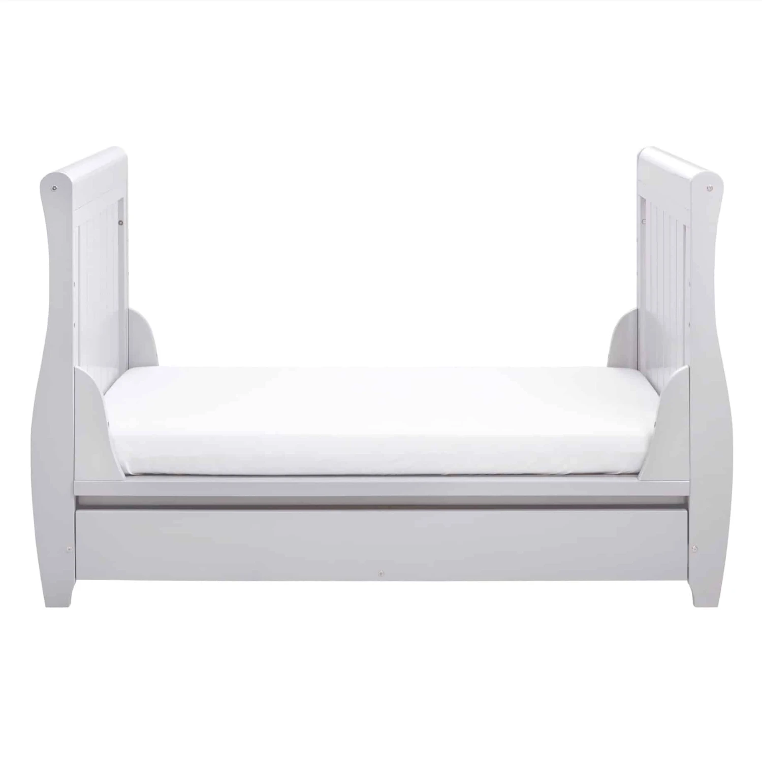 Babymore Stella Dropside Sleigh Cot Bed – Grey 6 Babymore Stella Dropside Sleigh Cot Bed – Grey - Image 6