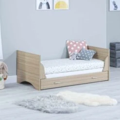 Babymore Veni 2 Piece Nursery Room Set With Underdrawer – Oak 15 Babymore Veni 2 Piece Nursery Room Set With Underdrawer – Oak -Kiddies Kingdom Store babymore veni junior bed oak scaled 1 5