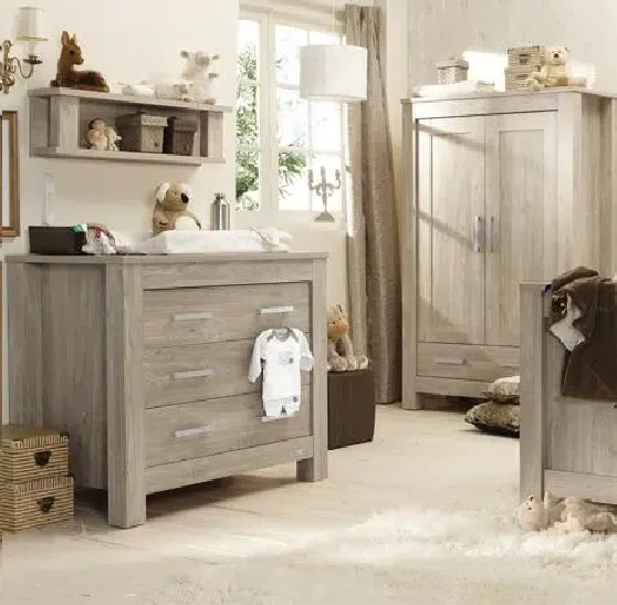 Babystyle Bordeaux Ash 2 Piece Wardrobe And Dresser Nursery Room Set 1 Babystyle Bordeaux Ash 2 Piece Wardrobe And Dresser Nursery Room Set
