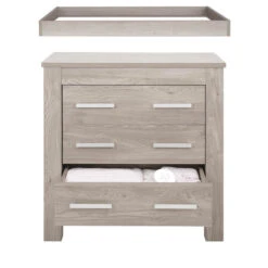 Babystyle Bordeaux Ash 2 Piece Wardrobe And Dresser Nursery Room Set 9 Babystyle Bordeaux Ash 2 Piece Wardrobe And Dresser Nursery Room Set -Kiddies Kingdom Store babystyle bordeaux ash dresser 2 3