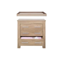 Babystyle Bordeaux Oak 2 Piece Wardrobe And Dresser Nursery Room Set -Kiddies Kingdom Store babystyle bordeaux dresser 2 oak 4