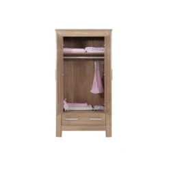 Babystyle Bordeaux Oak 2 Piece Wardrobe And Dresser Nursery Room Set -Kiddies Kingdom Store babystyle bordeaux wardrobe 2 oak 2
