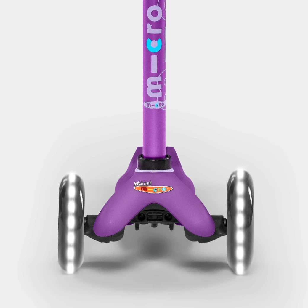 Mini Micro Scooter Light Up Wheels – Purple 2 Mini Micro Scooter Light Up Wheels – Purple - Image 2