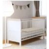 The Belstone Cot Bed White And Oak