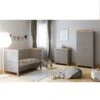 The Belstone 4 Piece Nursery Room Set Dove Grey And Oak