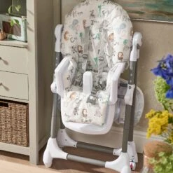 Mamas & Papas Snax Highchair – Animal Alphabet -Kiddies Kingdom Store bfhrt5uy