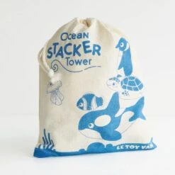 Le Toy Van Ocean Wooden Animals Stacking Toy -Kiddies Kingdom Store bgju68