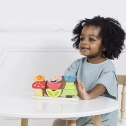 Le Toy Van Stacking Garden -Kiddies Kingdom Store bhjky