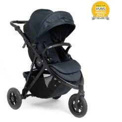 Roma Atlas 3 Wheel Stroller – Jet Black -Kiddies Kingdom Store bmjhuyi