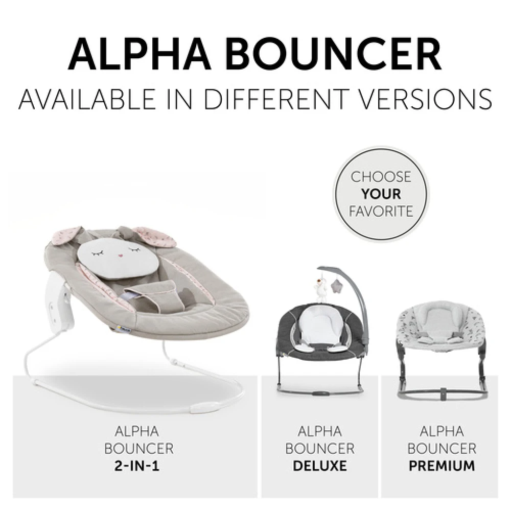 Hauck Alpha Bouncer 2 In 1 – Beige Bloom 9 Hauck Alpha Bouncer 2 In 1 – Beige Bloom - Image 9