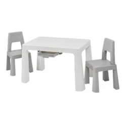 Liberty House Toys Grey Kids Height Adjustable Table And Chairs Set 18 Liberty House Toys Grey Kids Height Adjustable Table And Chairs Set -Kiddies Kingdom Store cdf 1