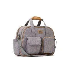 Bizzi Growin Travel Crib Changing Bag Windsor Grey -Kiddies Kingdom Store changing pod grey 6