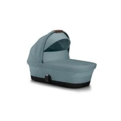 Cybex Gazelle S Twin Pushchair Stormy Blue With Second Seat -Kiddies Kingdom Store cybex gazelle cot s stormy blue flat