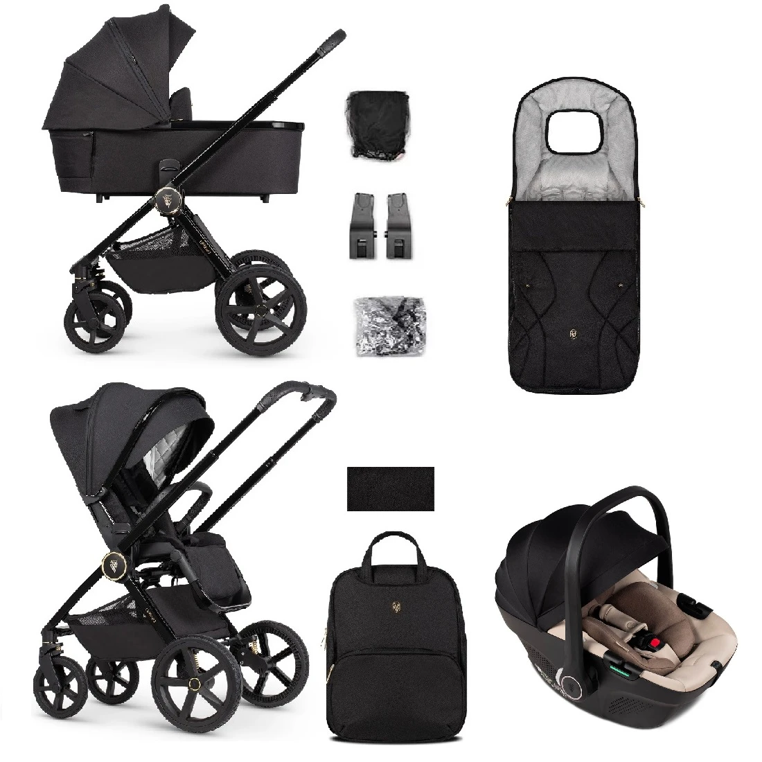 Venicci Upline 2 Travel System Black 1 Venicci Upline 2 Travel System Black