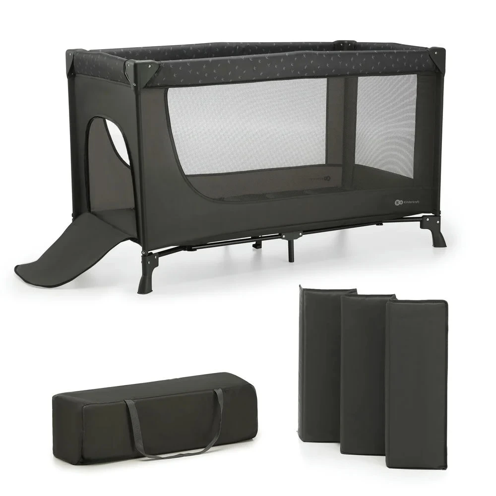 Kinderkraft Cot 2in1 JOY LIGHT – Grey 1 Kinderkraft Cot 2in1 JOY LIGHT – Grey