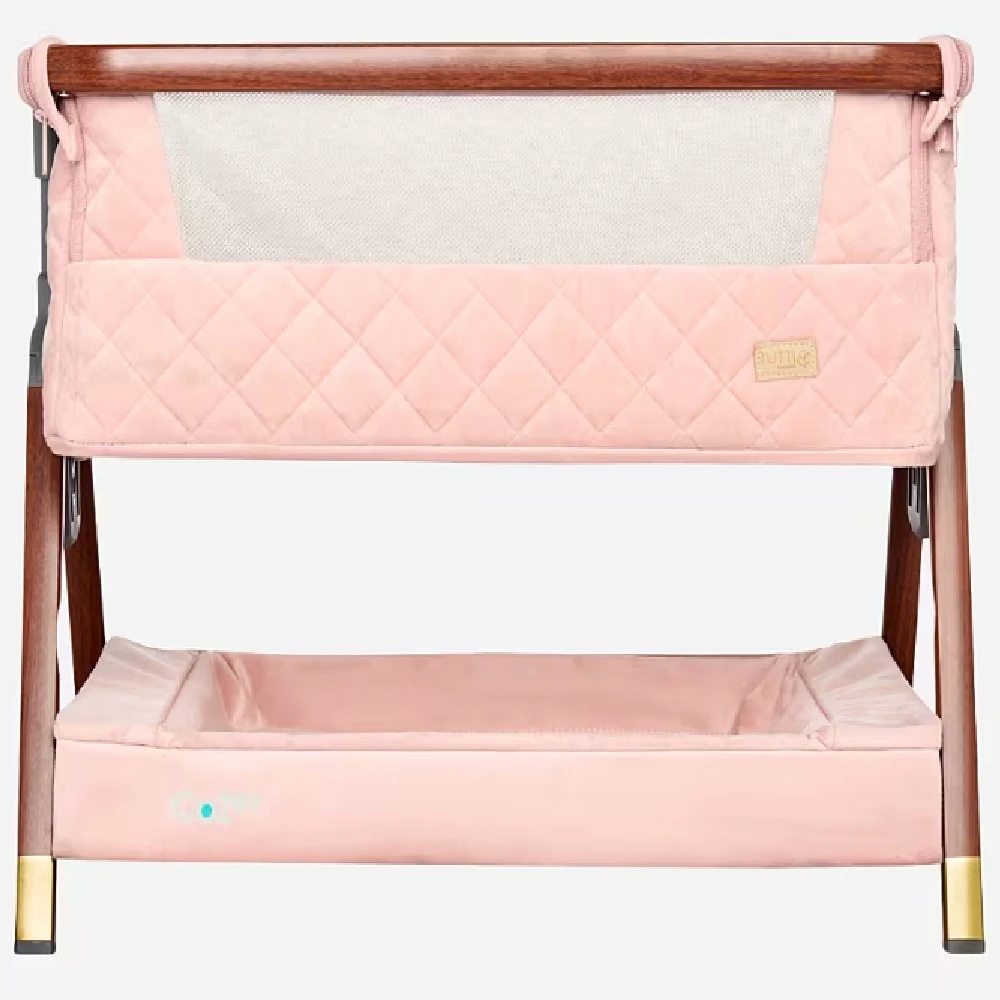 Tutti Bambini CoZee Luxe Mini Me Crib – Walnut & Blush 8 Tutti Bambini CoZee Luxe Mini Me Crib – Walnut & Blush - Image 8