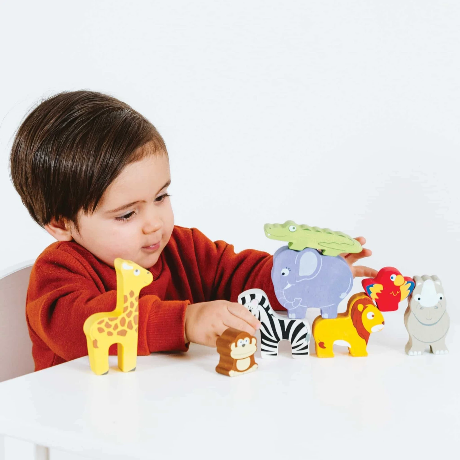 Le Toy Van Africa Wooden Toy Animal Stacking Set 3 Le Toy Van Africa Wooden Toy Animal Stacking Set - Image 3