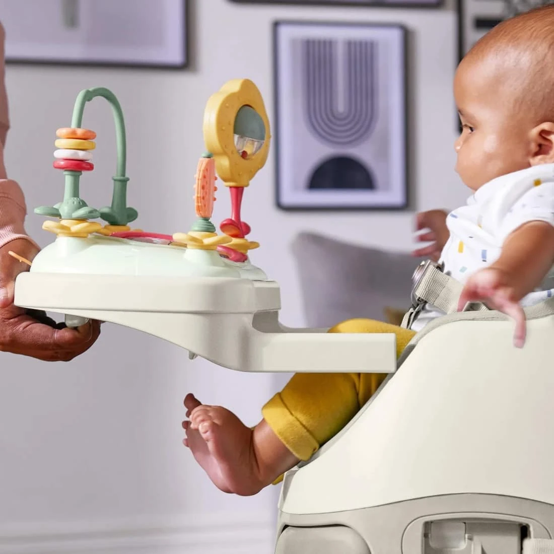 Mamas & Papas Bug Floor And Booster Seat With Activity Tray – Clay 2 Mamas & Papas Bug Floor And Booster Seat With Activity Tray – Clay - Image 2