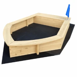 Liberty House Toys Kids Boat Sandpit With Seating And Cover -Kiddies Kingdom Store detgre