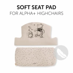Hauck Alpha Highchair Pad Select – Winnie The Pooh Beige -Kiddies Kingdom Store dfgg
