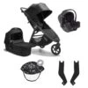 Baby Jogger City Mini GT2 Maxi Cosi Pebble 360 Travel System – Opulent Black