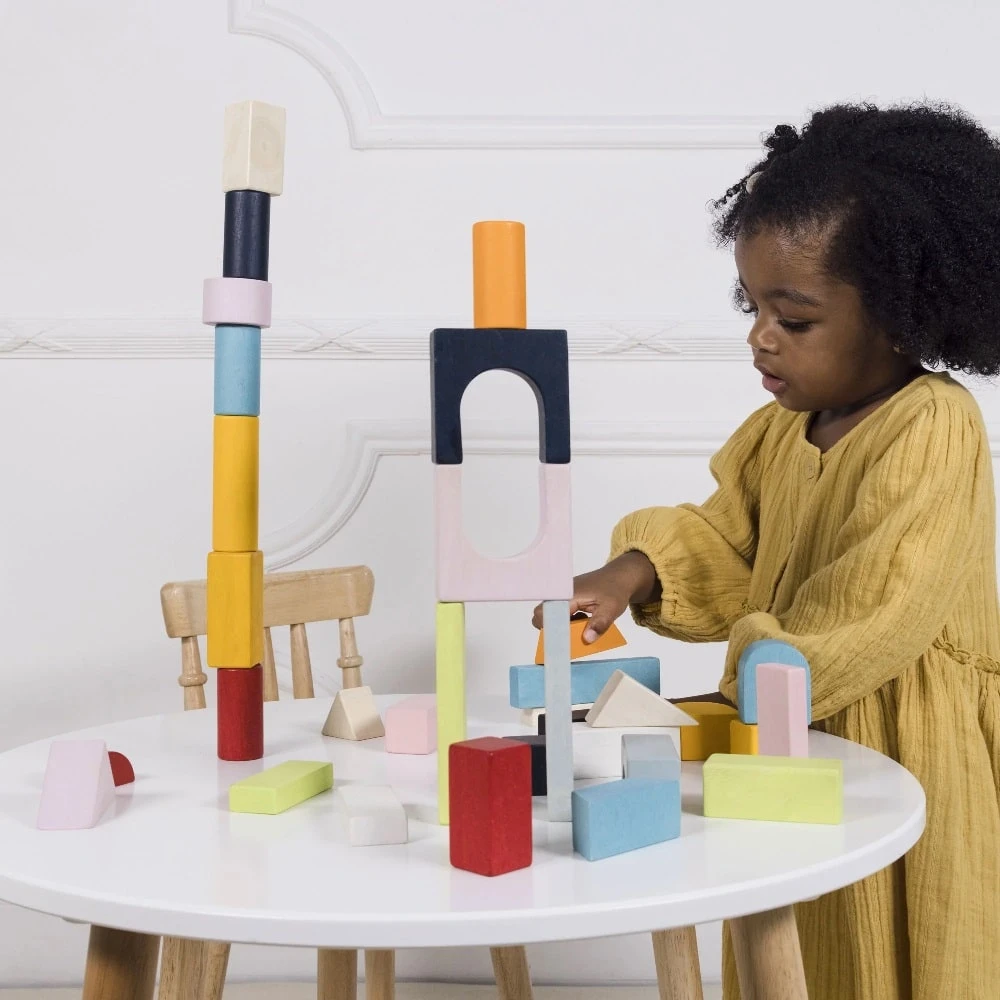 Le Toy Van 60 Building Blocks And Cotton Bag 6 Le Toy Van 60 Building Blocks And Cotton Bag - Image 6