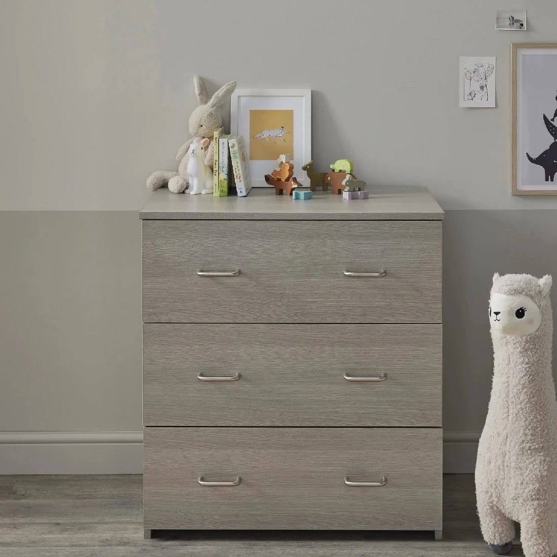 Babymore Caro 3 Piece Nursery Set – Grey Wash 4 Babymore Caro 3 Piece Nursery Set – Grey Wash - Image 4