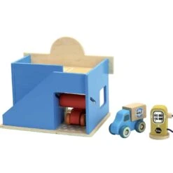 Vilac Wooden Transport Station Bundle -Kiddies Kingdom Store dgddg 1