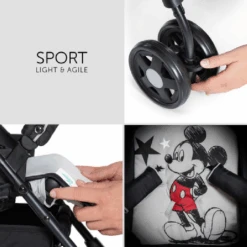 Hauck Mickey Stars Sport Pushchair -Kiddies Kingdom Store dgdsggd