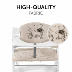 Hauck Alpha Highchair Pad Select – Winnie The Pooh Beige -Kiddies Kingdom Store dgedge