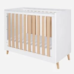 Tutti Bambini Fika 4in1 2 Piece Room Set – White/Light Oak -Kiddies Kingdom Store dgrrt