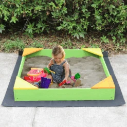 Liberty House Toys Sandpit With Cover -Kiddies Kingdom Store dgtrtrt