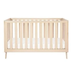 Babymore Dante Mini Cot Bed – Natural -Kiddies Kingdom Store dhrjtkdy