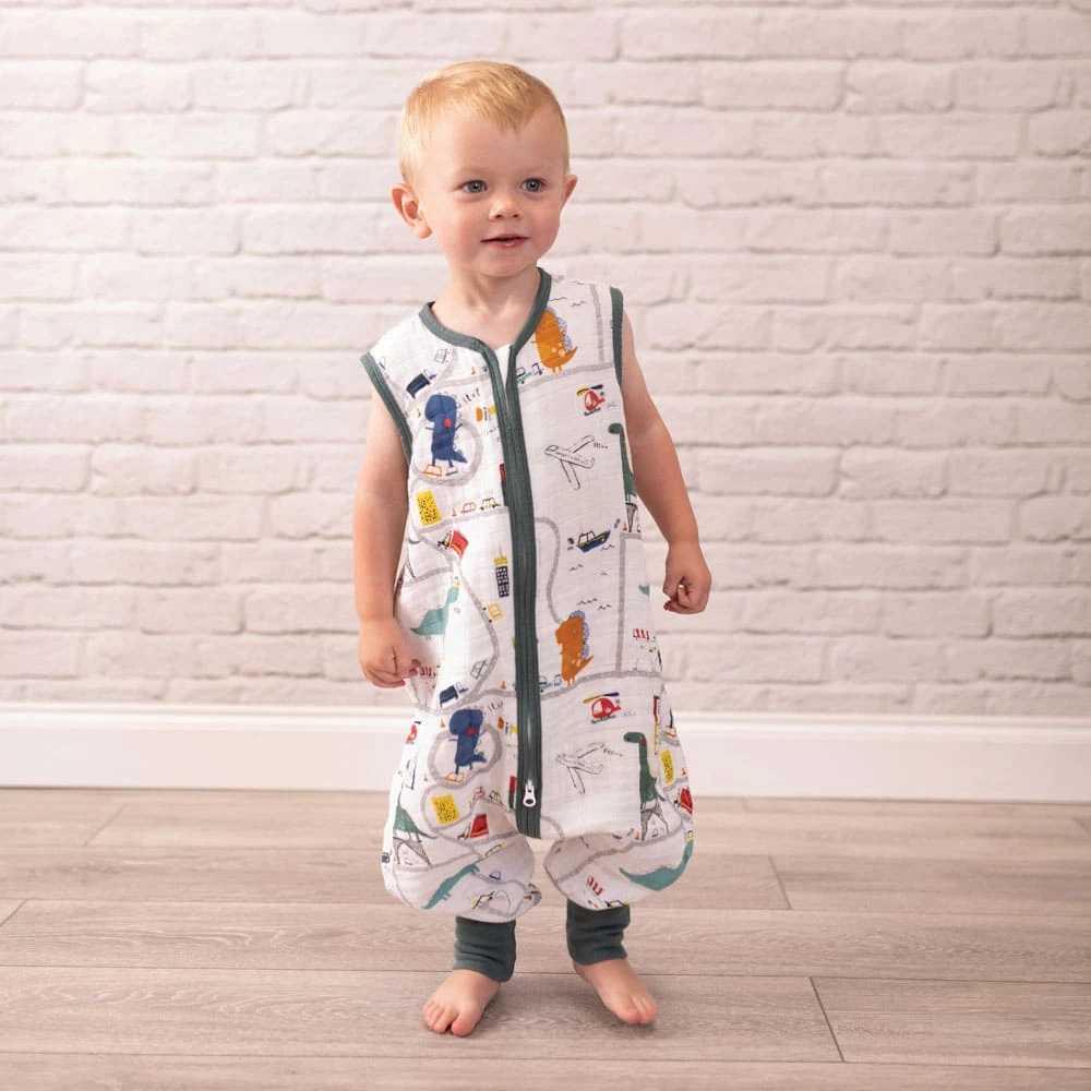 Bizzi Growin – MUSLIN ROMPER SUIT 12-24 MONTHS DINORIFFIC 2 Bizzi Growin – MUSLIN ROMPER SUIT 12-24 MONTHS DINORIFFIC - Image 2