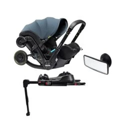 Doona X Infant Car Seat/Stroller/Mirror And Isofix Base- Ocean Blue