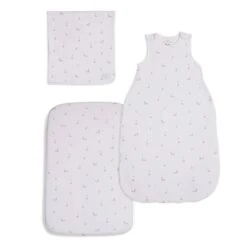 Silver Cross Rosa And Blue New Arrival Crib Bedding Set – Duckling Print