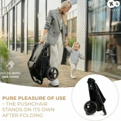 Kinderkraft Mitzy Pushchair Ink Black -Kiddies Kingdom Store e5tue5y