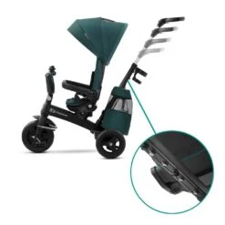 Kinderkraft Midnight Green Easytwist Trike -Kiddies Kingdom Store easytwist green 9