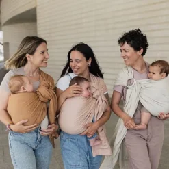 Tutti Bambini Boba Ring Sling Baby Carrier Pampas Beige -Kiddies Kingdom Store edggr