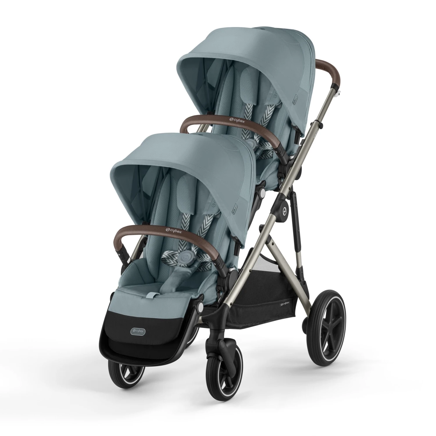 Cybex EGazelle S Twin Pushchair – Stormy Blue 1 Cybex EGazelle S Twin Pushchair – Stormy Blue