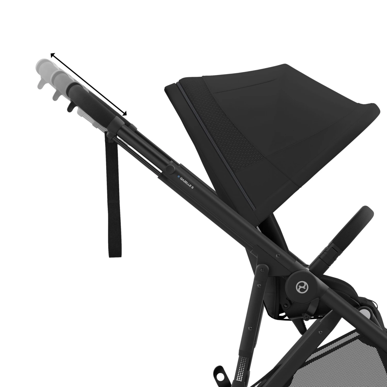 Cybex EGazelle S Pushchair Black – Moon Black 5 Cybex EGazelle S Pushchair Black – Moon Black - Image 5