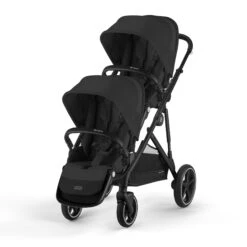 Cybex EGazelle S Twin Pushchair – Moon Black