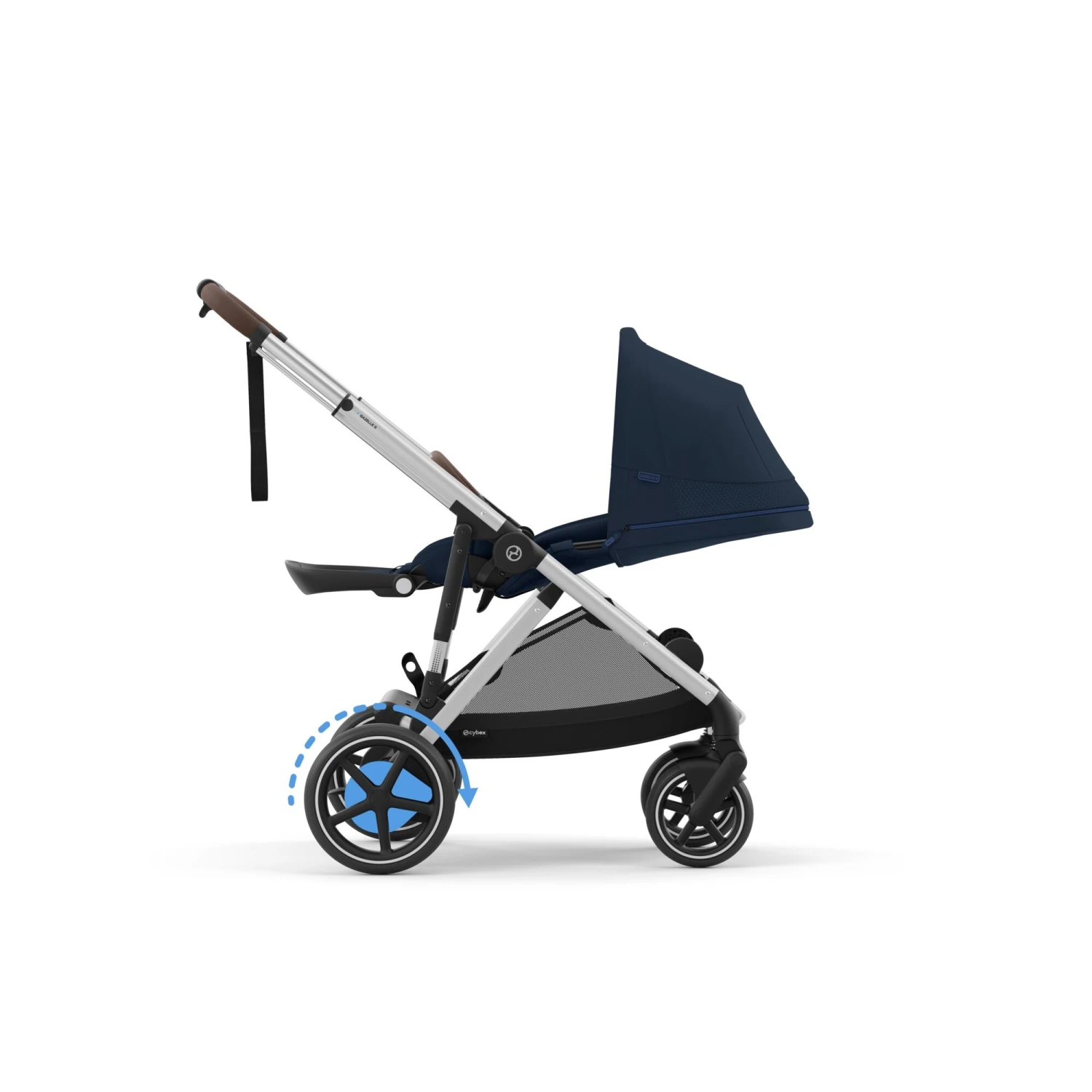 Cybex EGazelle S Twin Pushchair – Ocean Blue 5 Cybex EGazelle S Twin Pushchair – Ocean Blue - Image 5
