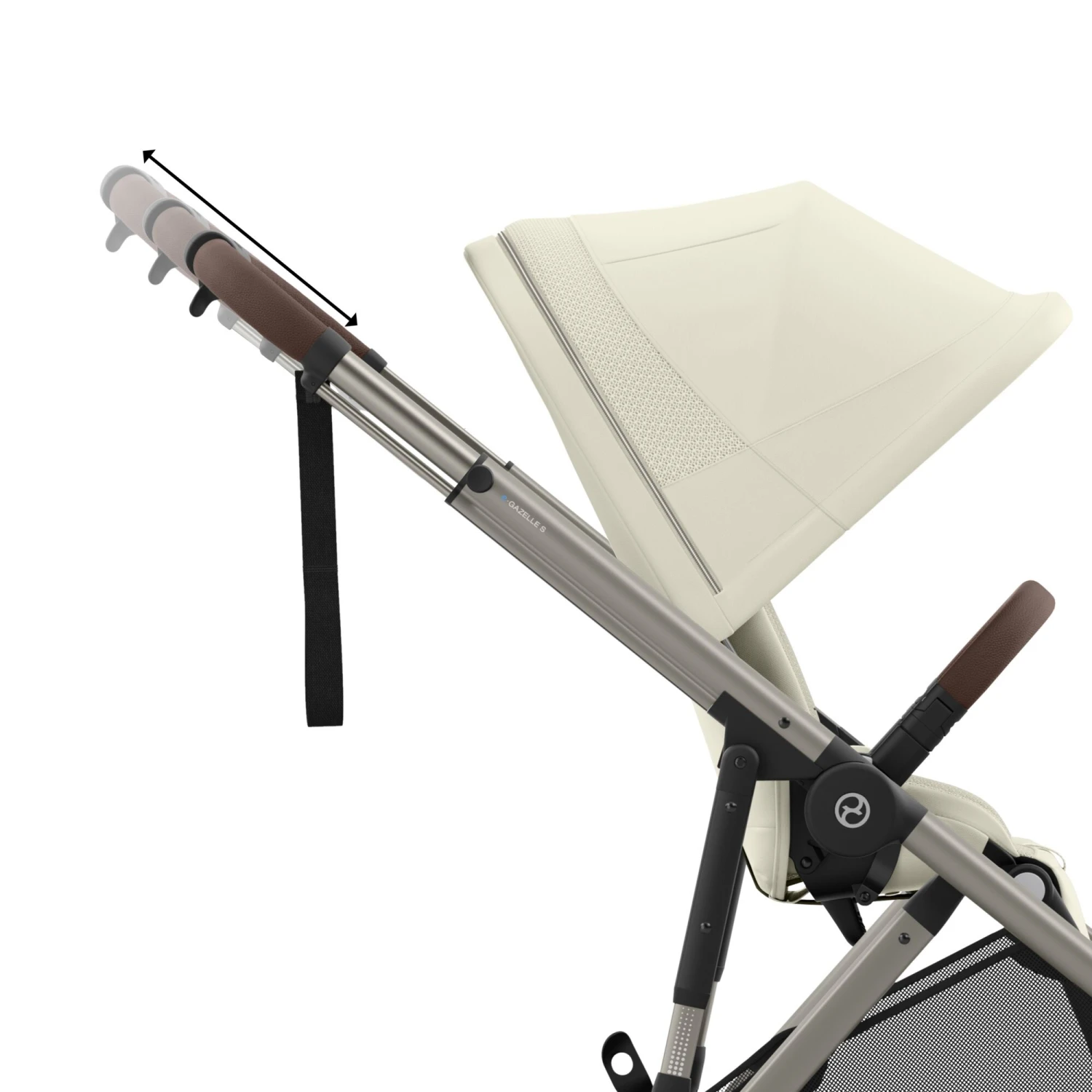 Cybex EGazelle S Pushchair – Seashell Beige 5 Cybex EGazelle S Pushchair – Seashell Beige - Image 5