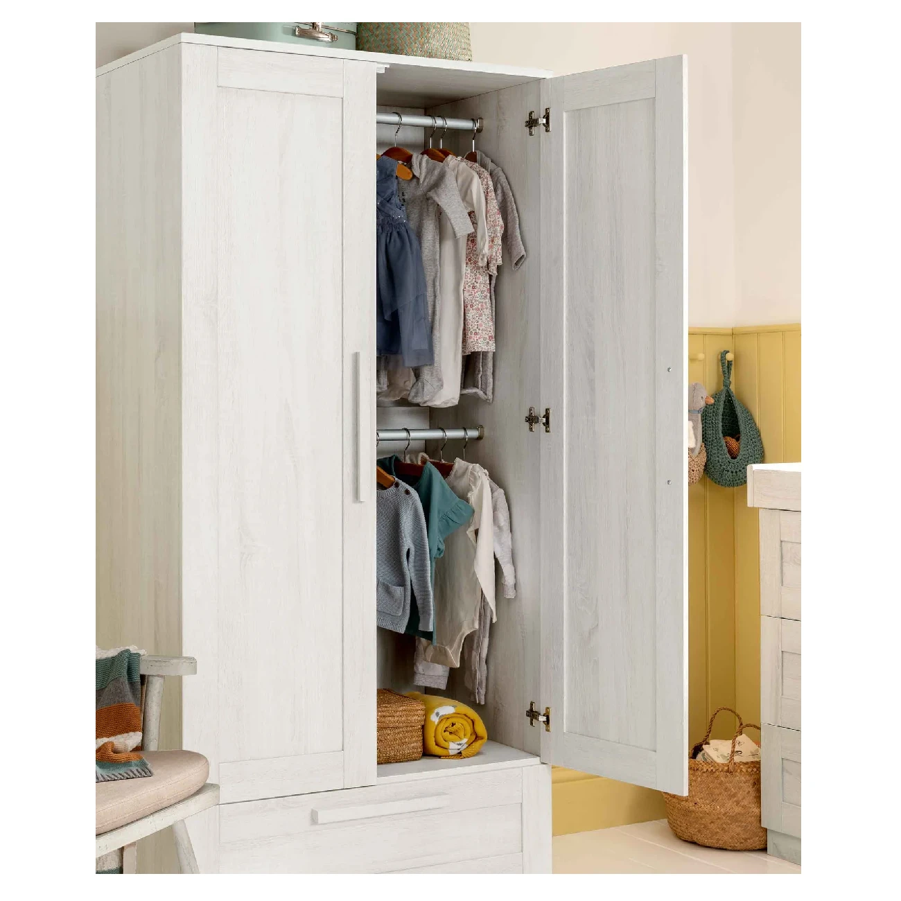 Mamas & Papas Atlas Nursery Room Set With Shelf – Nimbus White 11 Mamas & Papas Atlas Nursery Room Set With Shelf – Nimbus White - Image 11