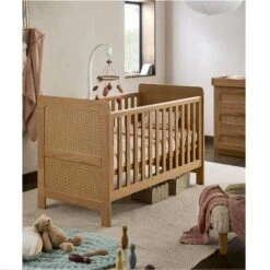 Mamas & Papas Esna 2 Piece Room Set – Rattan -Kiddies Kingdom Store esna cot bed 1