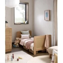 Mamas & Papas Esna 2 Piece Room Set – Rattan -Kiddies Kingdom Store esna cot bed 2 1
