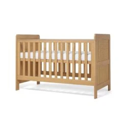 Mamas & Papas Esna Cotbed And Mattress – Rattan -Kiddies Kingdom Store esna cot bed 3