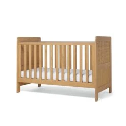 Mamas & Papas Esna Cotbed And Mattress – Rattan -Kiddies Kingdom Store esna cot bed 4